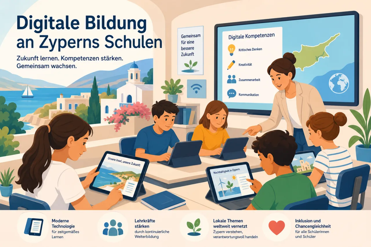 Digitale Bildung und Technologieeinsatz in zypriotischen Schulen