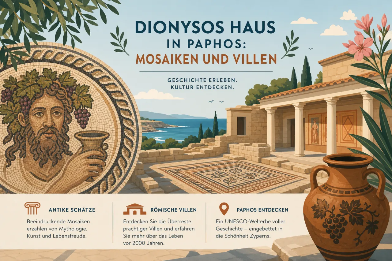 Dionysus House: Römische Mosaiken und Villen in Paphos