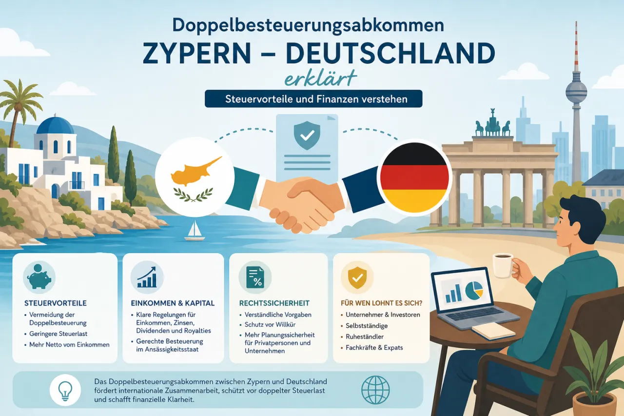 Doppelbesteuerungsabkommen Zypern Deutschland erklärt