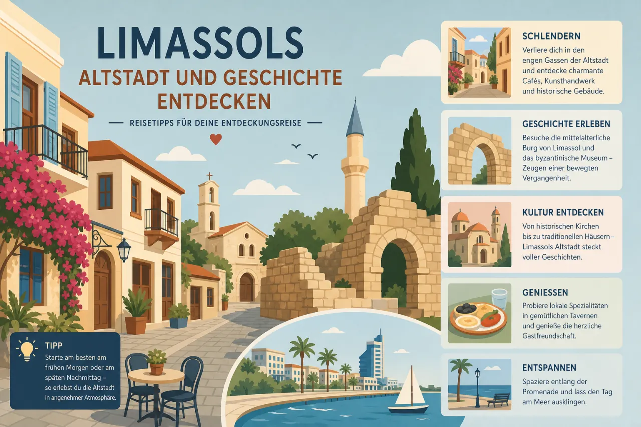 Entdecke das historische Zentrum von Limassol