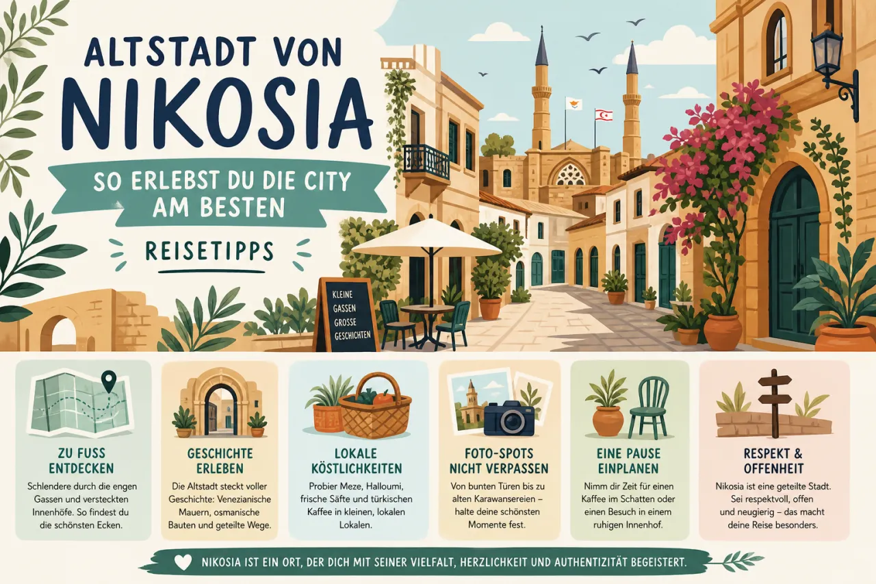 Entdecke die Altstadt von Nikosia