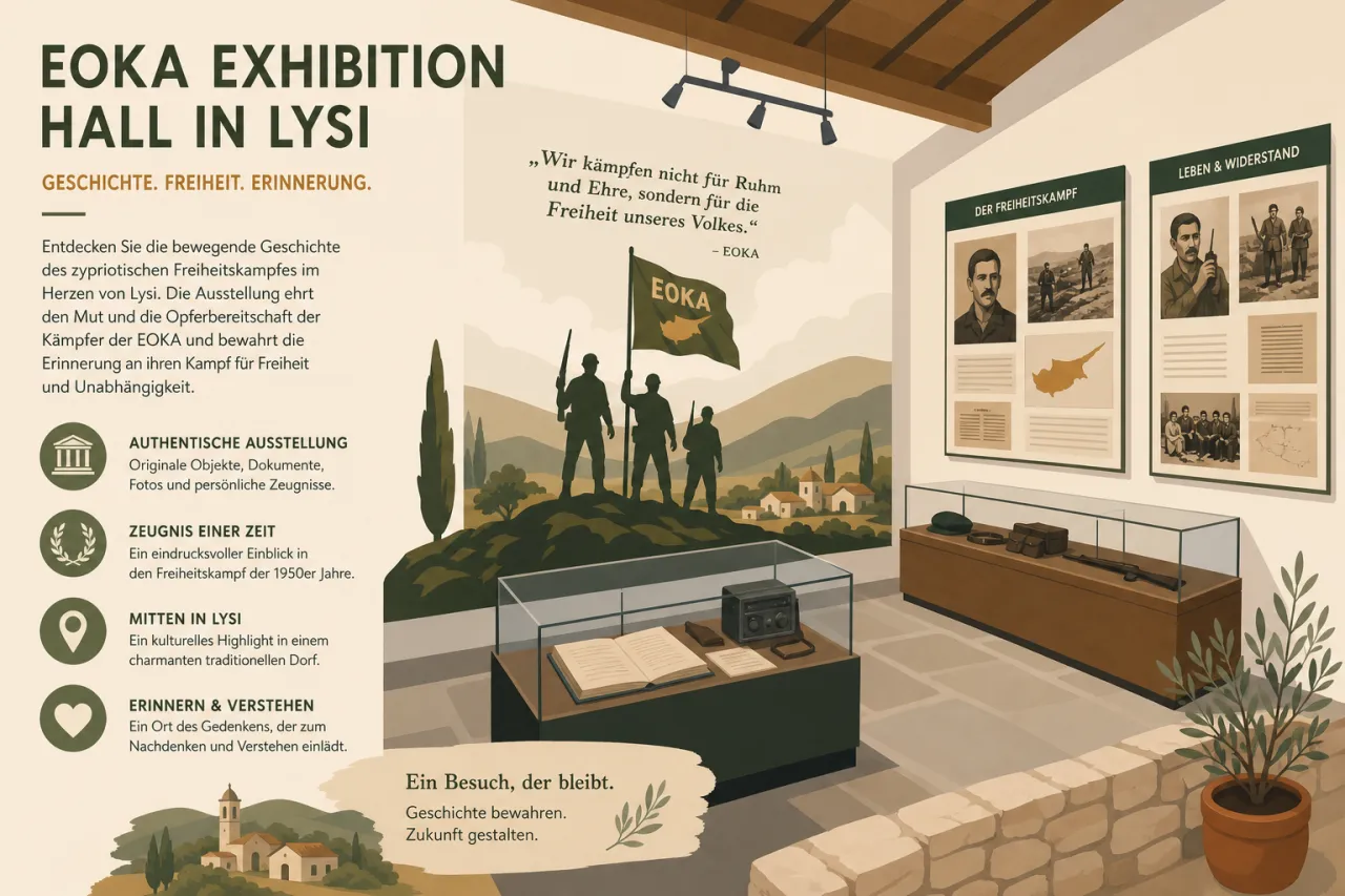 EOKA Exhibition Hall: Erlebe die Geschichte des Befreiungskampfes in Lysi