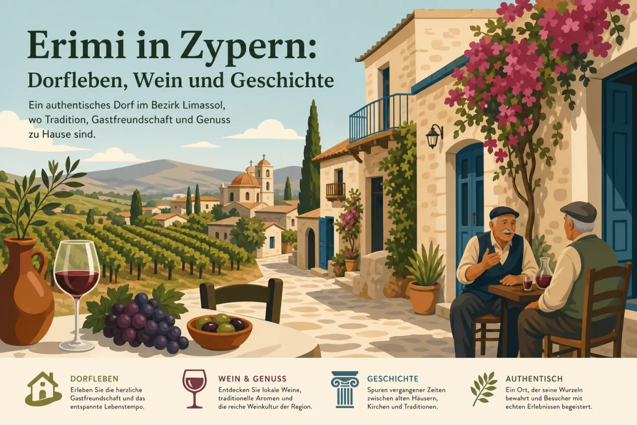 Erimi: Authentisches zyprisches Dorfleben erleben