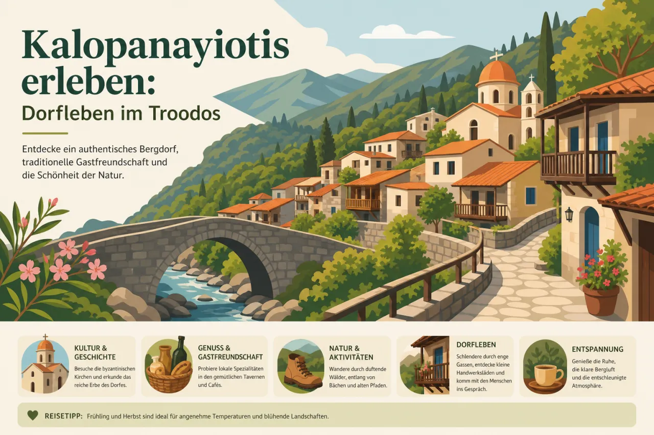 Erlebe das traditionelle Dorfleben in Kalopanayiotis