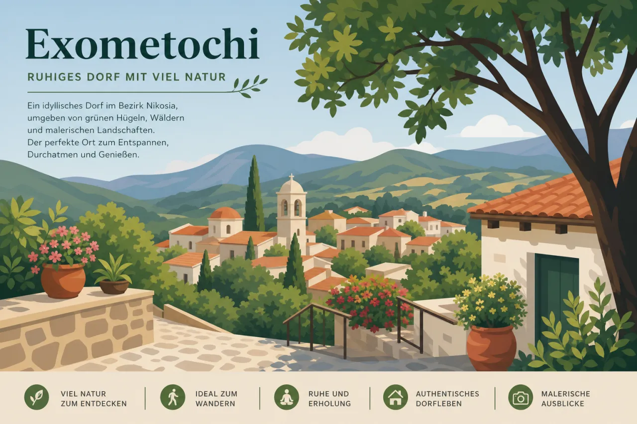 Exometochi: Ein ruhiges Dorf mit beeindruckender Natur