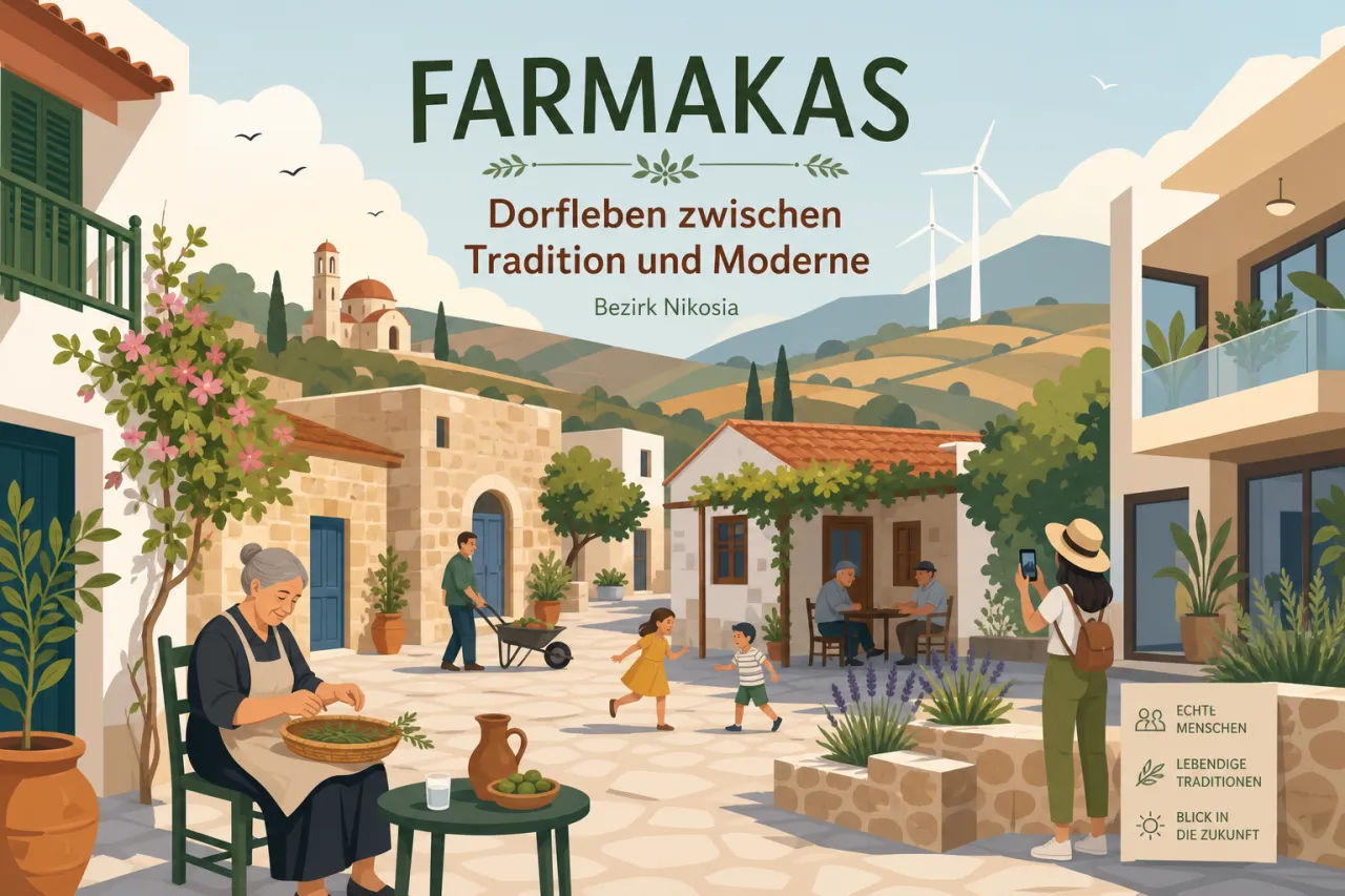 Farmakas: Tradition und Moderne im Herzen Zyperns
