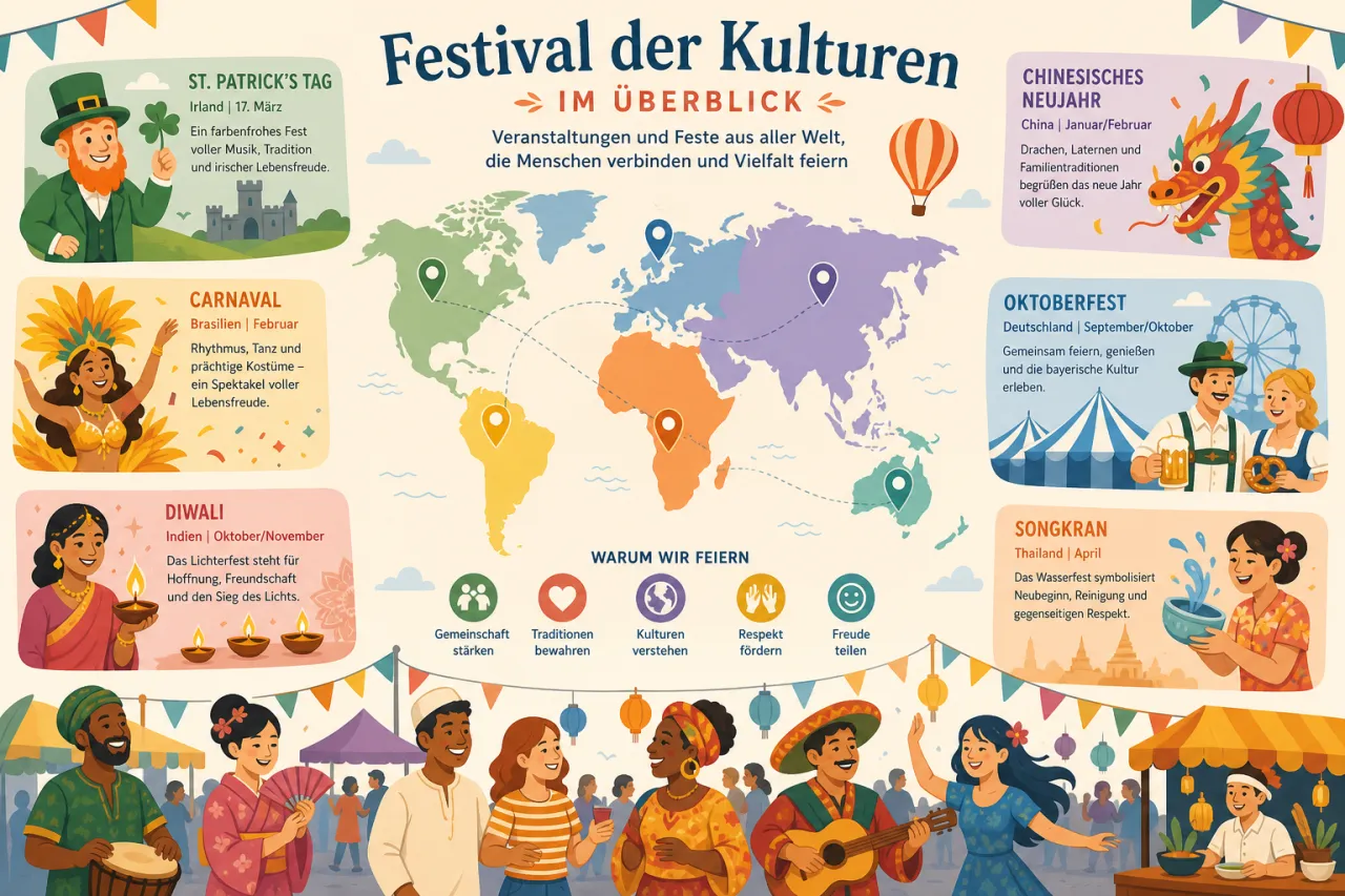 Festival der Kulturen: Kulturelle Vielfalt und internationale Gemeinschaft