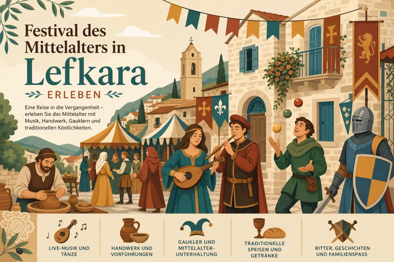 Festival des Mittelalters in Lefkara: Reise zurück in die Zeit des Mittelalters