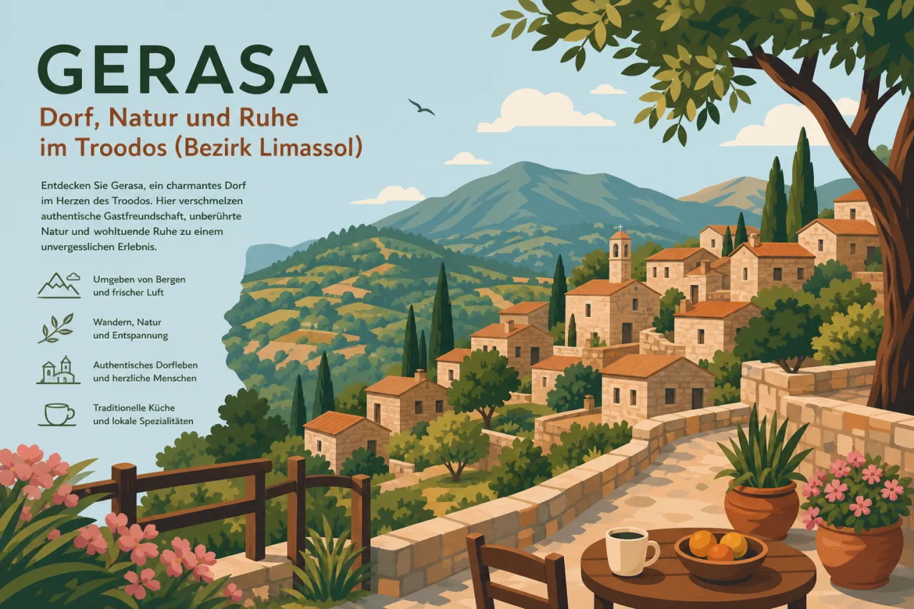 Gerasa: Ein ruhiges Dorf mit beeindruckender Natur