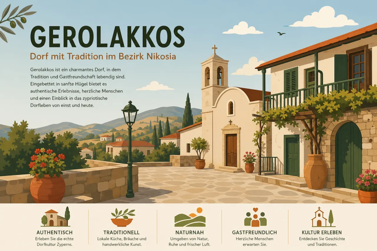 Gerolakkos: Ein charmantes Dorf mit reicher Tradition