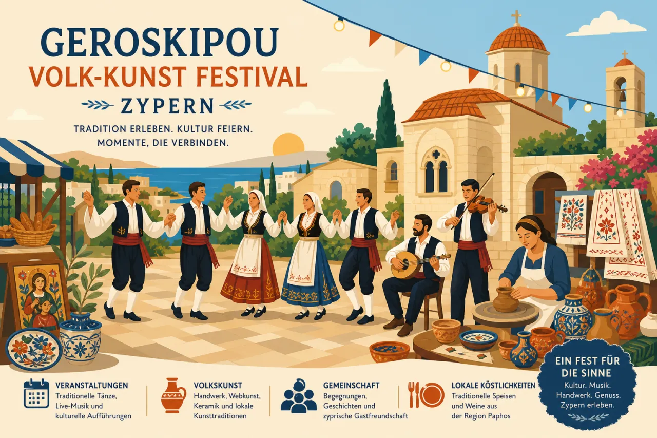 Geroskipou Volk-Kunst Festival: Traditionelle Handwerkskunst und Kultur