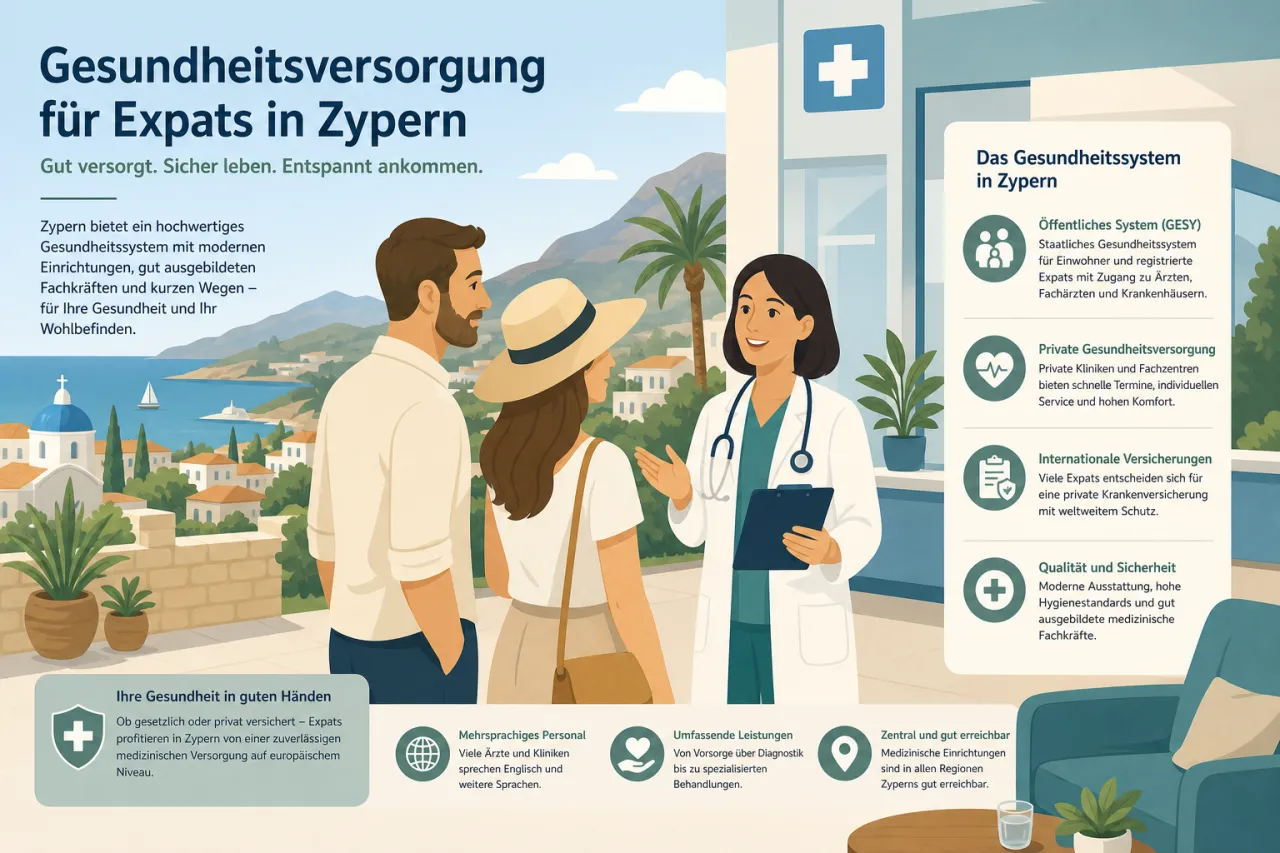 Gesundheitsversorgung für Expats in Zypern