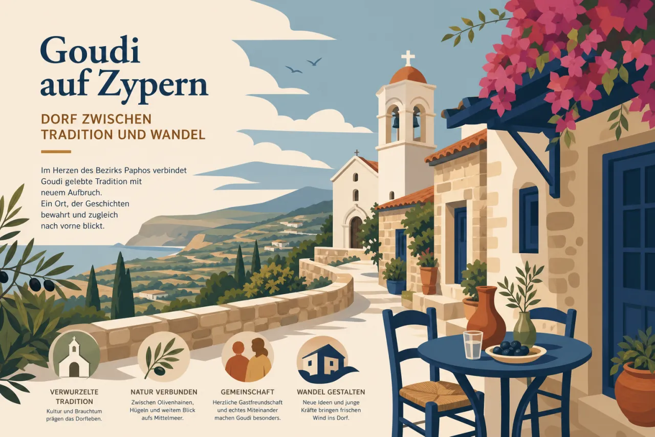 Goudi: Tradition und Moderne im Herzen Zyperns