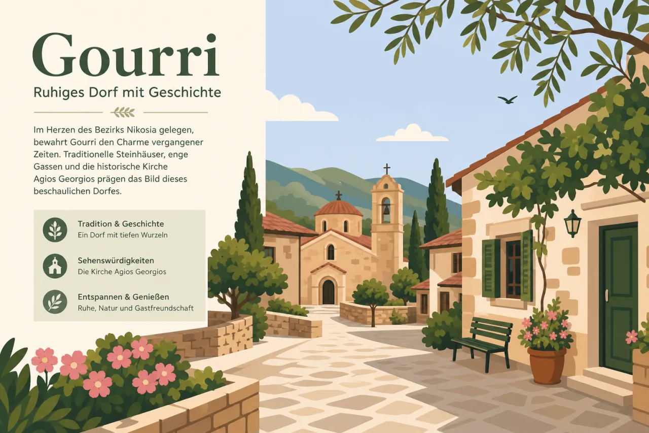 Gourri: Ein ruhiges Dorf mit viel Geschichte