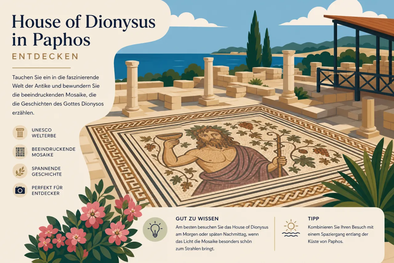 House of Dionysus: Römische Mosaiken und Villen in Paphos erkunden