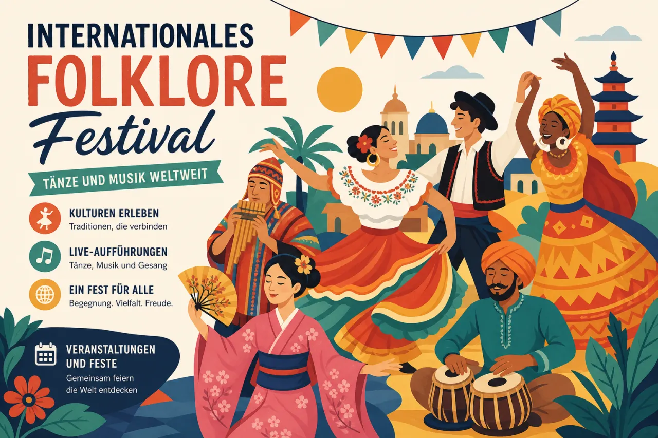 Internationales Folklore Festival: Traditionelle Tänze und Musik aus aller Welt