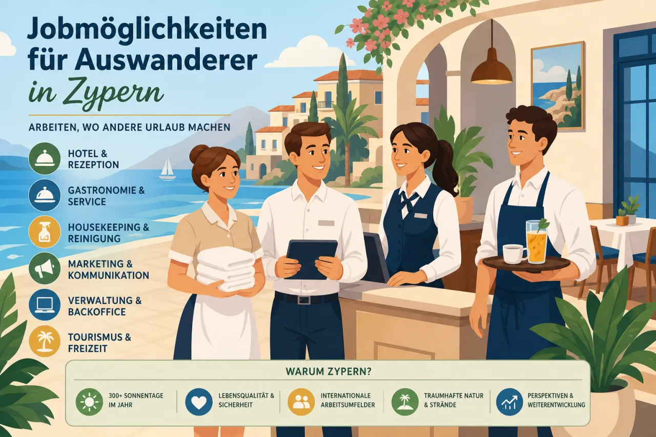 Jobmöglichkeiten für Auswanderer in Zypern