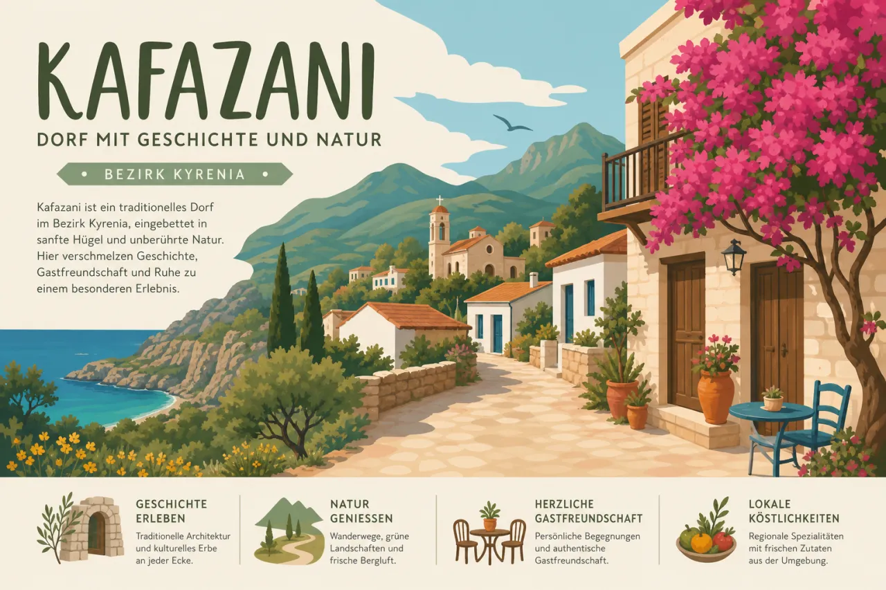 Kafazani: Ein idyllisches Dorf mit historischen Wurzeln