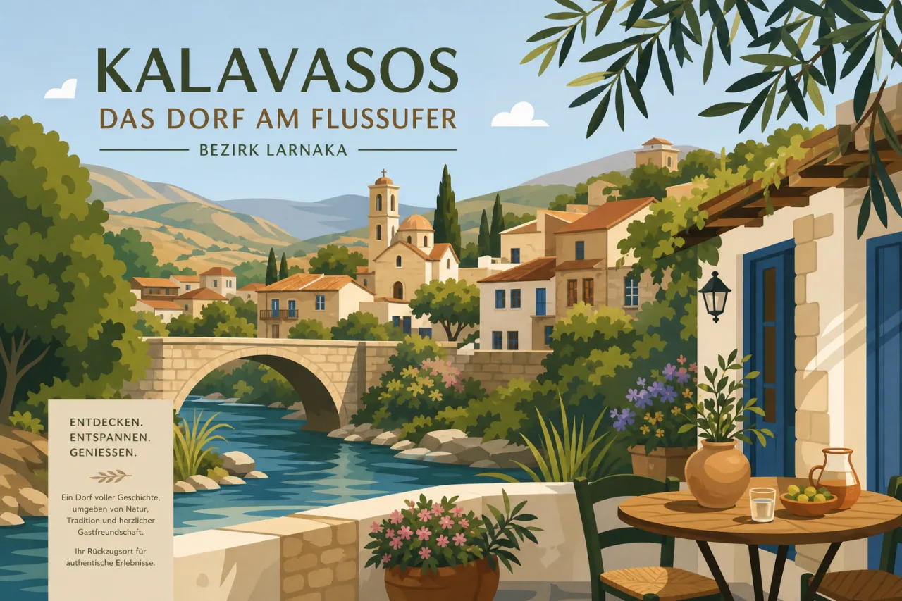 Kalavasos: Ein malerisches Dorf am Flussufer