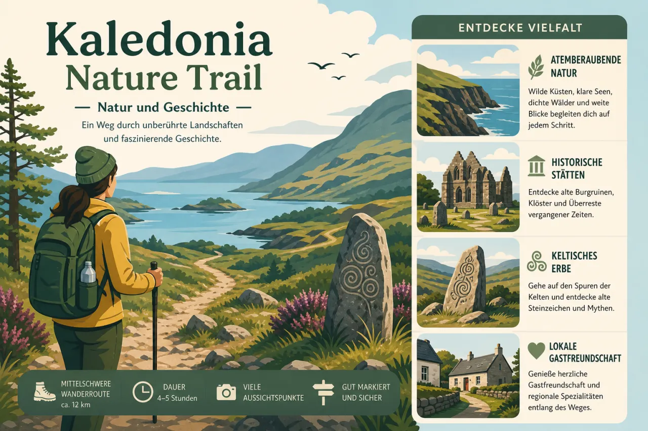 Kaledonia Nature Trail: Naturpfade und beeindruckende Landschaften