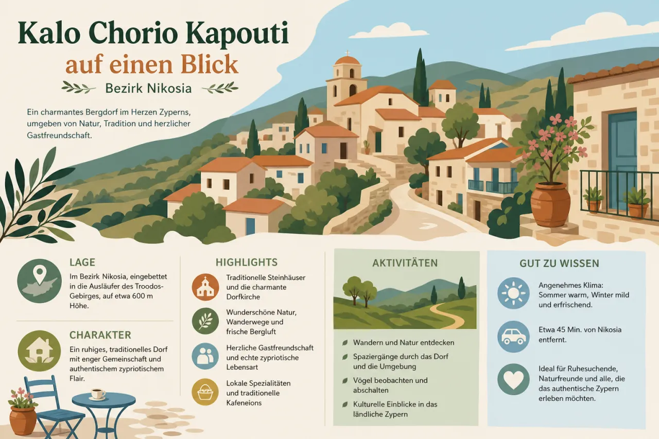 Kalo Chorio Kapouti: Ein ruhiger Rückzugsort mit reicher Geschichte