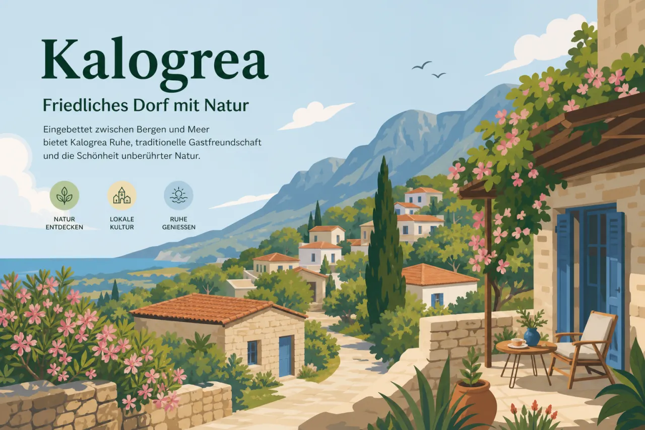 Kalogrea: Friedliches Dorf mit beeindruckender Natur