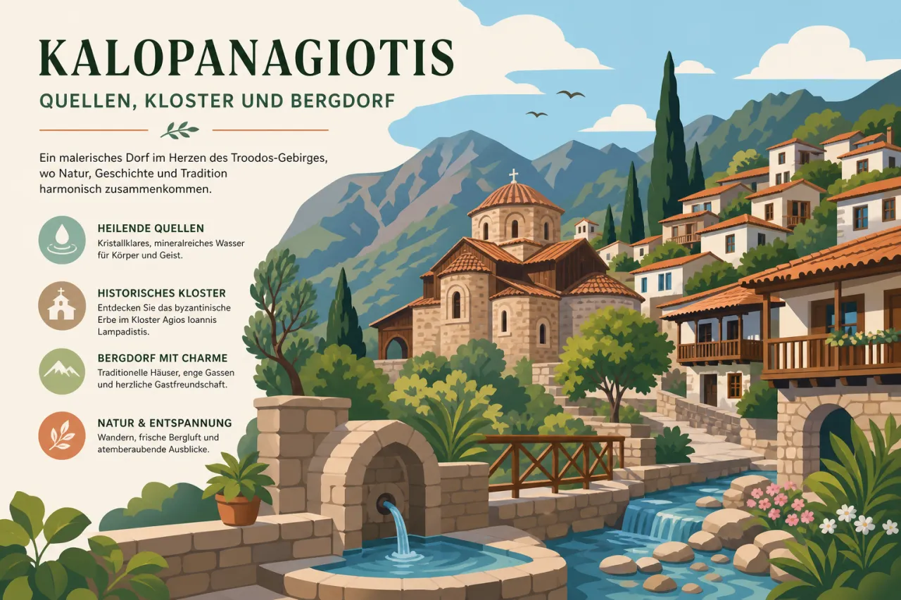 Kalopanagiotis: Berühmt für seine Heilquellen und malerische Landschaft