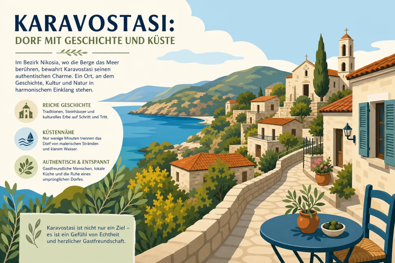 Karavostasi: Ein malerisches Dorf mit reicher Geschichte