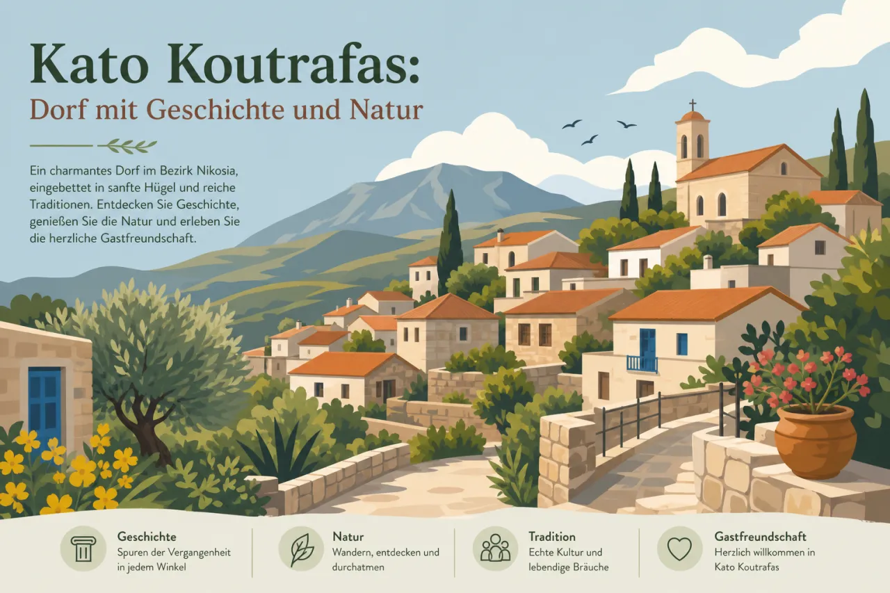 Kato Koutrafas: Ein charmantes Dorf mit reicher Tradition