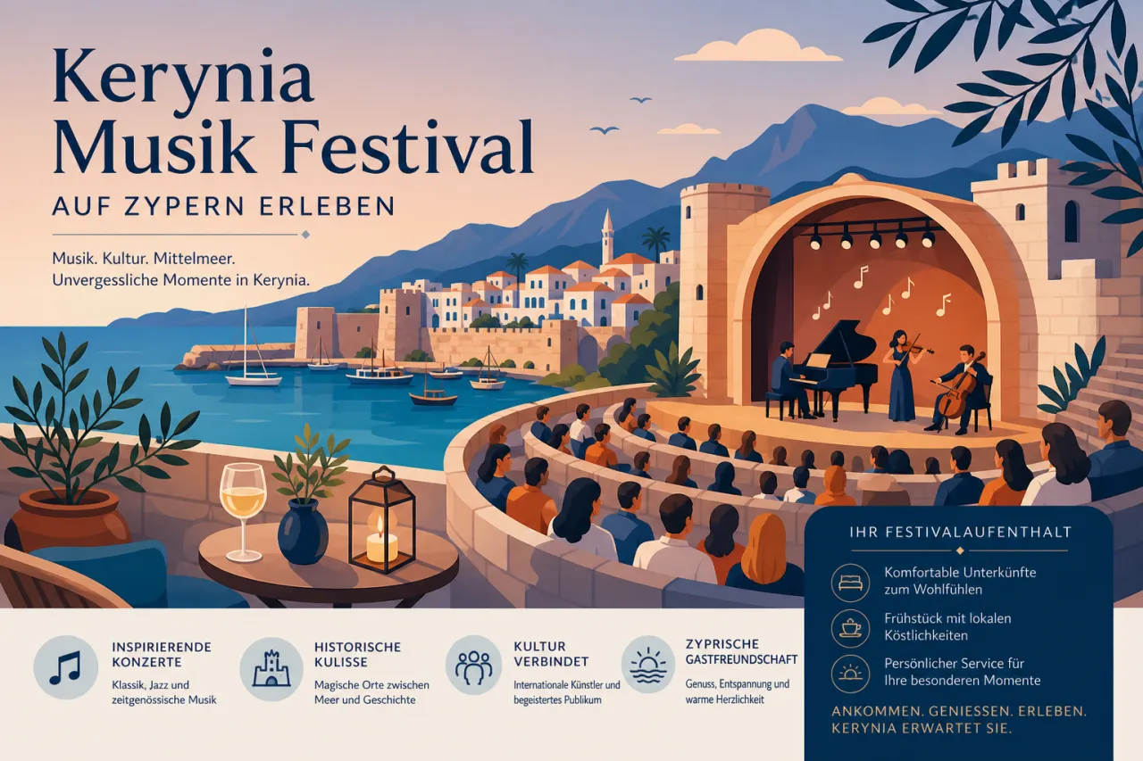 Kerynia Musik Festival: Vielfältige Musikgenres und hochkarätige Künstler