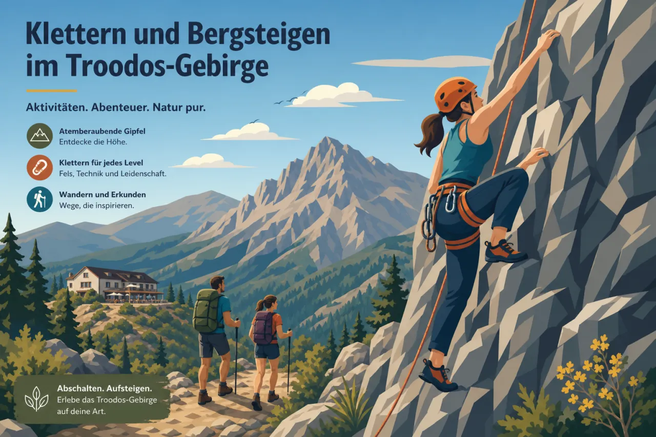 Klettern und Bergsteigen im Troodos-Gebirge
