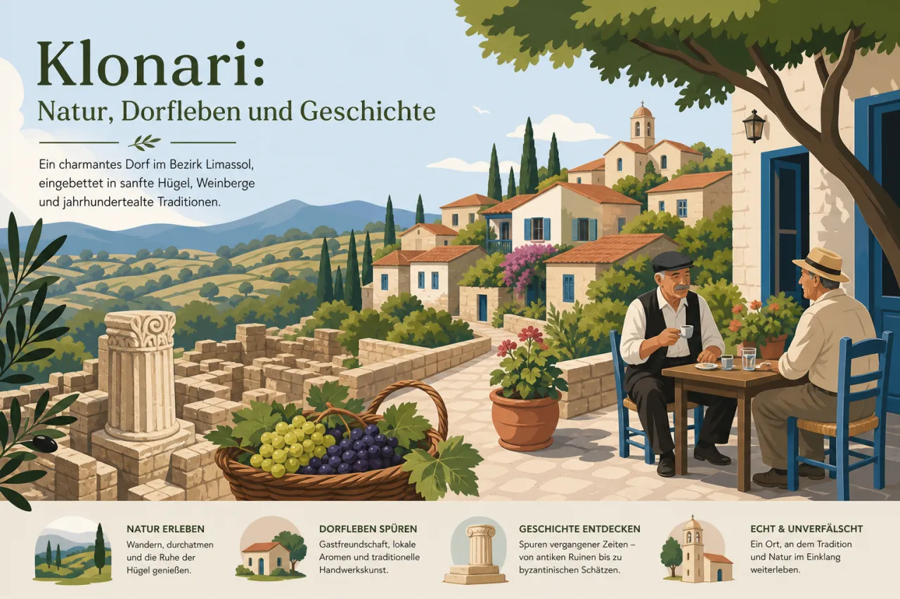 Klonari: Ein ruhiges Dorf mit beeindruckender Natur