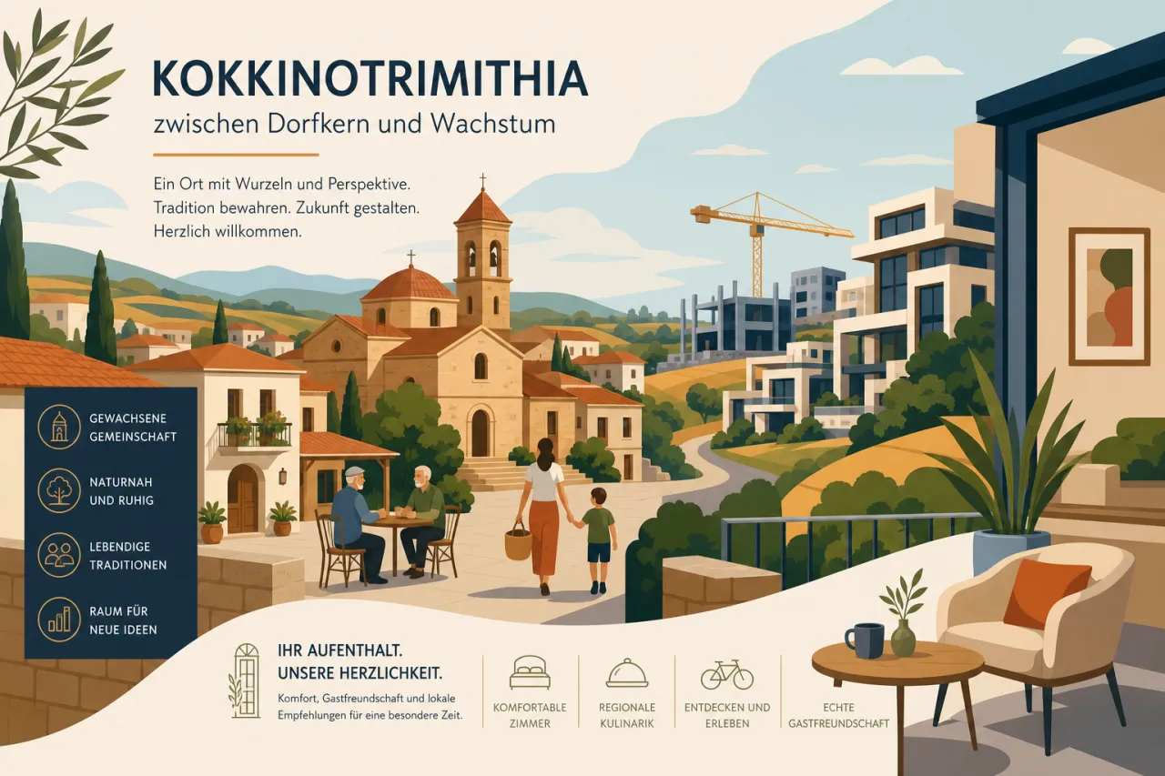 Kokkinotrimithia: Moderne Entwicklungen und historische Wurzeln