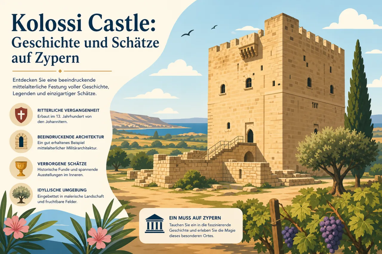 Kolossi Castle: Historische Burg und kulturelle Schätze
