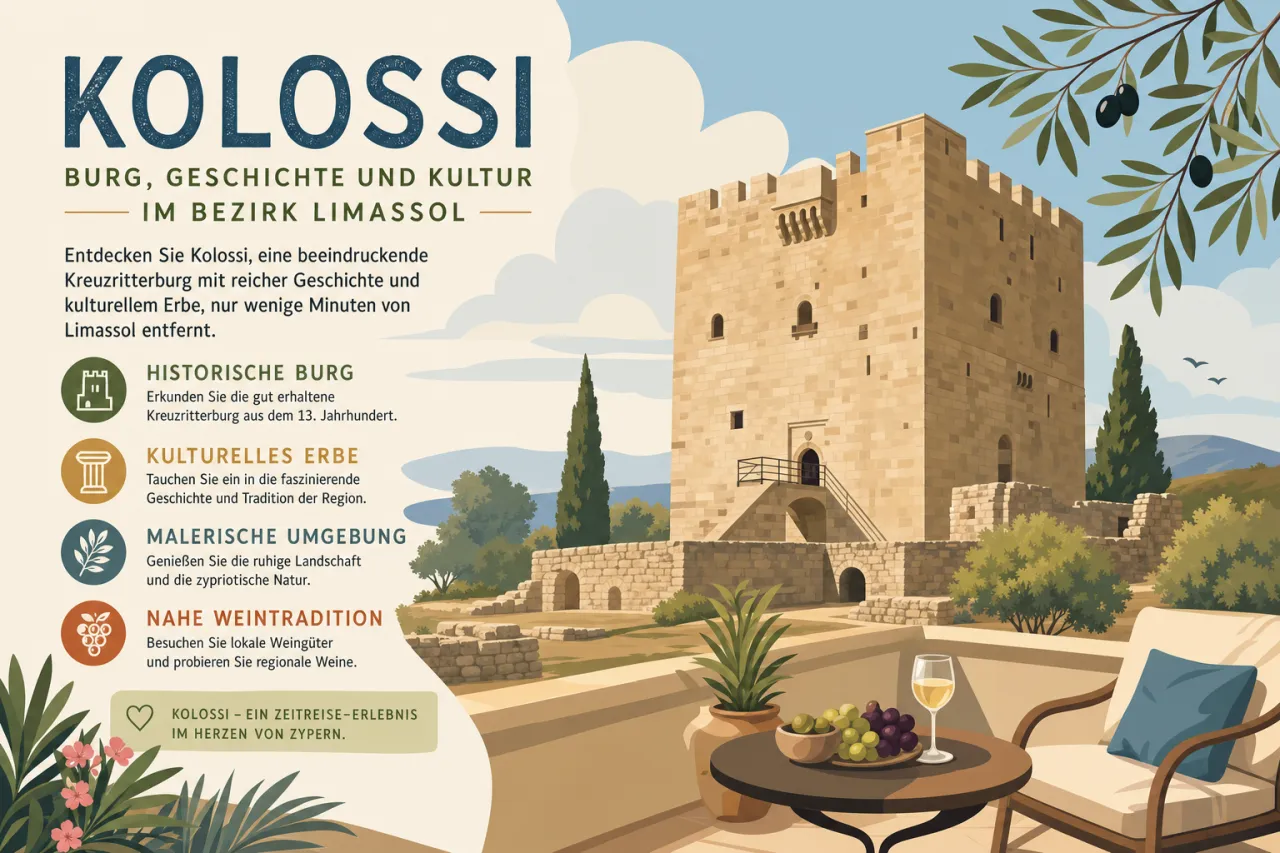 Kolossi: Historische Burg und kulturelle Schätze