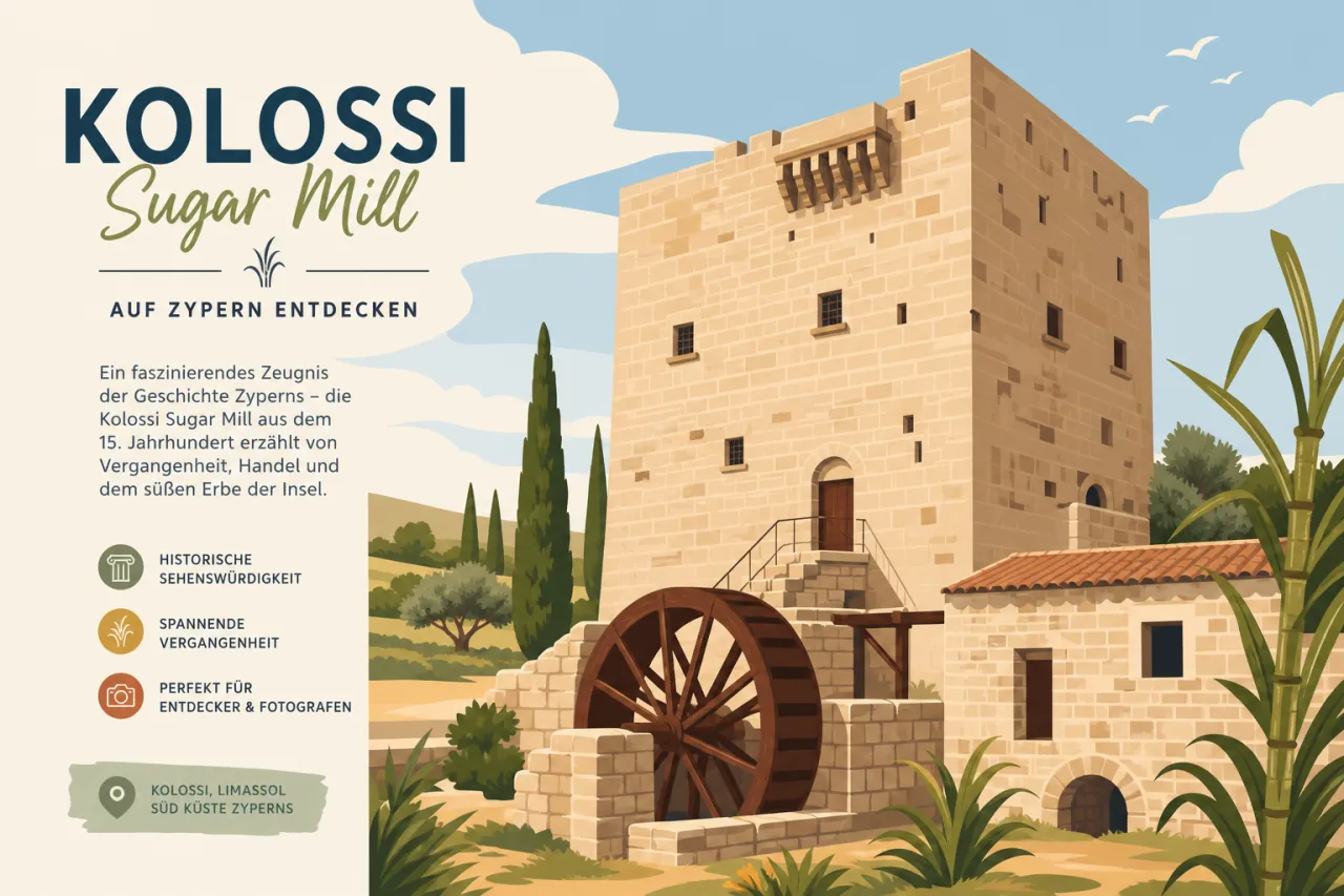Kolossi Sugar Mill: Historische Zuckermühle und kulturelle Schätze
