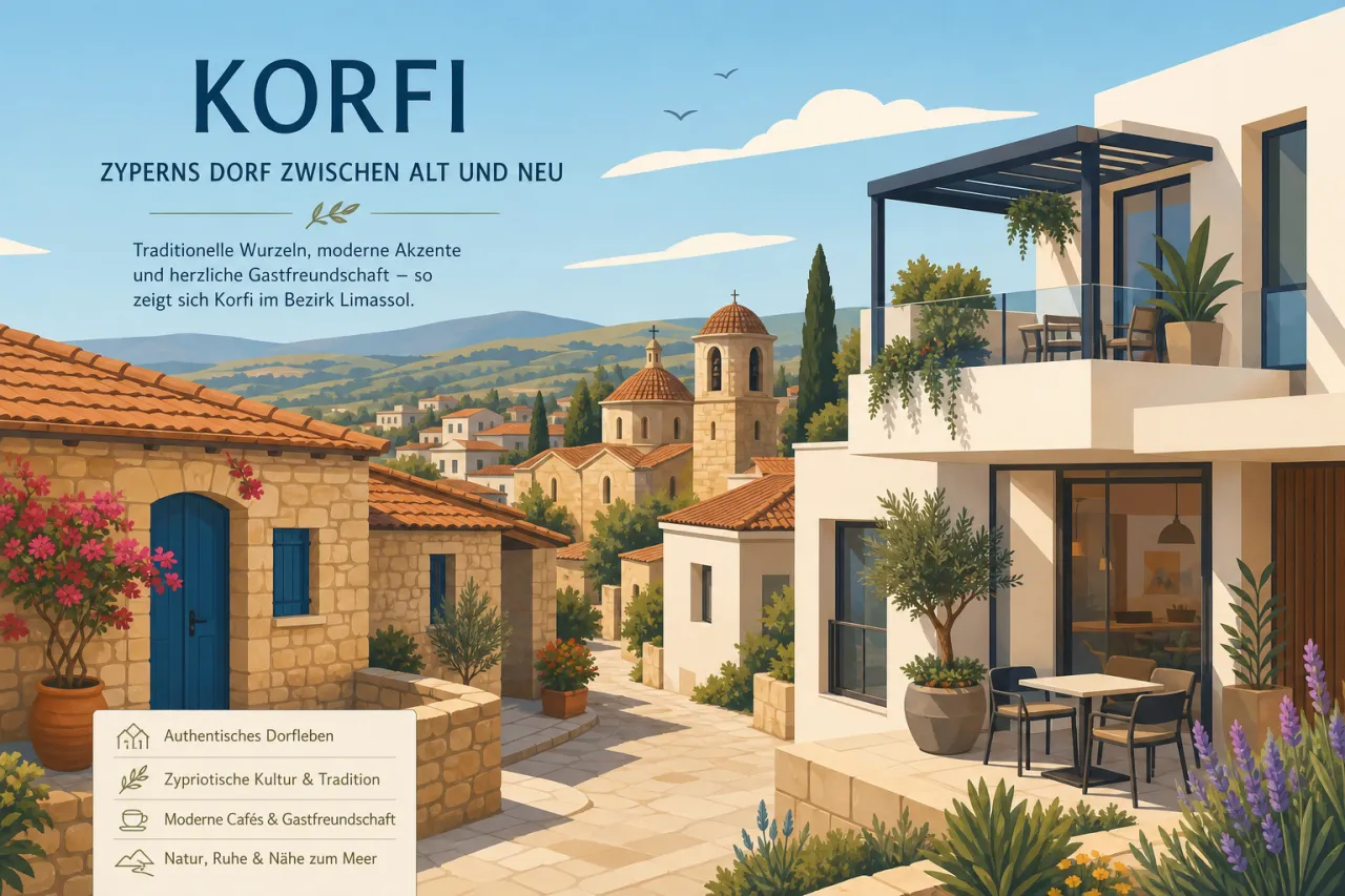 Korfi: Tradition und Moderne im Herzen Zyperns