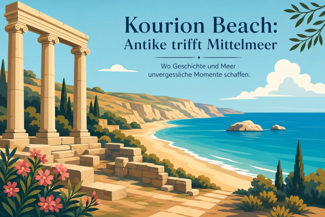 Kourion Beach (Limassol): Historische Stätten und Strandgenuss