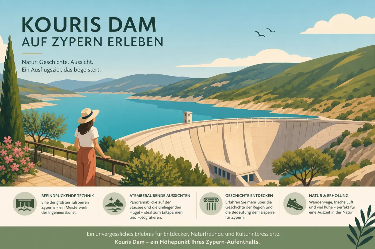 Kouris Dam: Beeindruckende Staudämme und Naturschönheiten