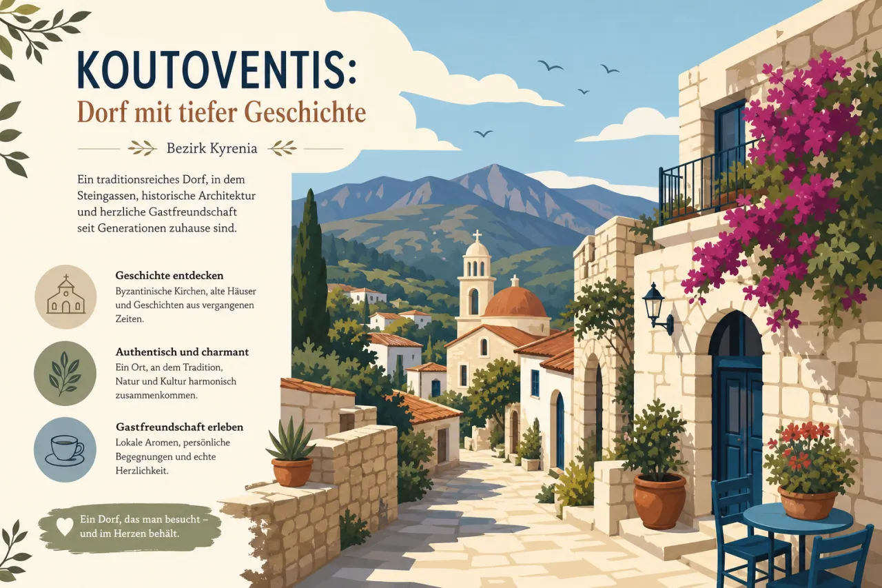 Koutoventis: Ein charmantes Dorf mit historischen Wurzeln