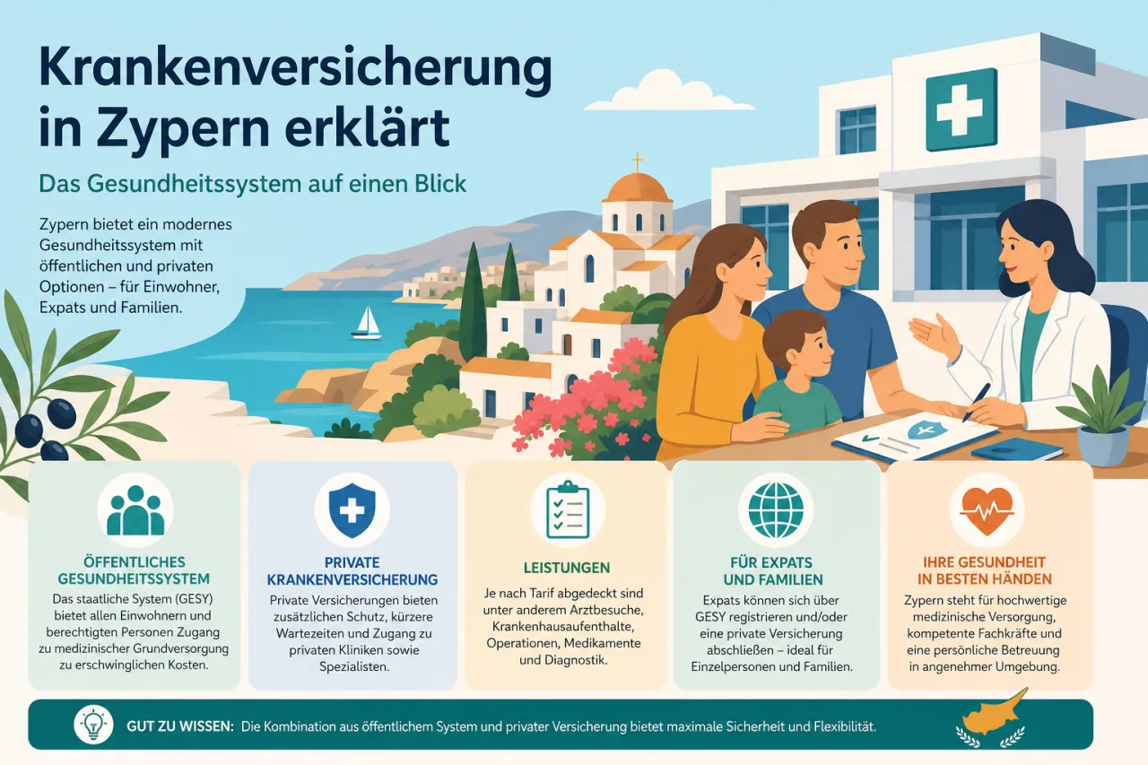 Krankenversicherung in Zypern: Was du wissen musst