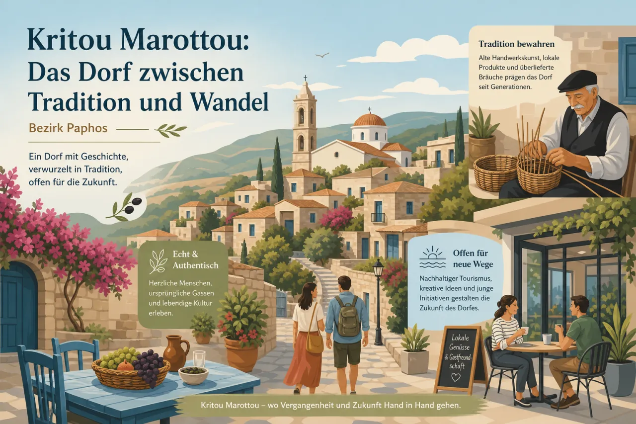 Kritou Marottou: Tradition und Moderne im Herzen Zyperns