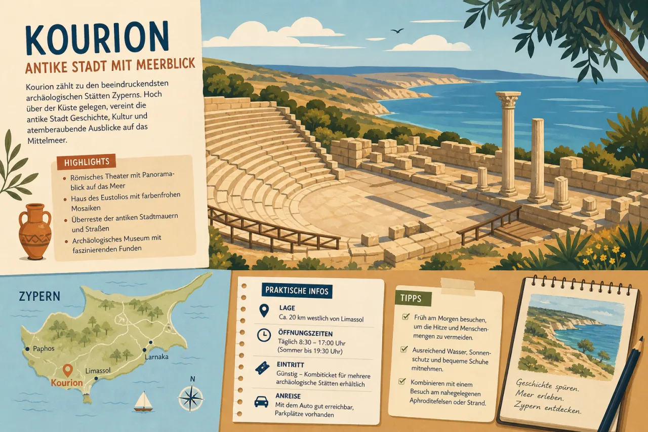 Kultur und Geschichte in der antiken Stadt Kourion