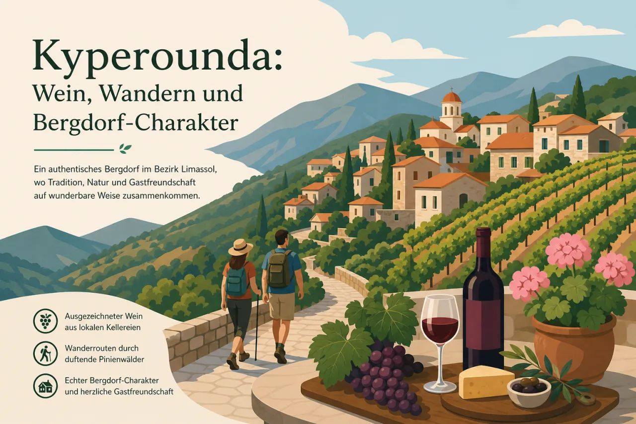 Kyperounda: Berühmt für Wein und malerische Landschaften