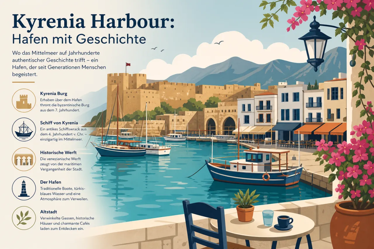 Kyrenia Harbour: Malerischer Hafen und historische Bedeutung