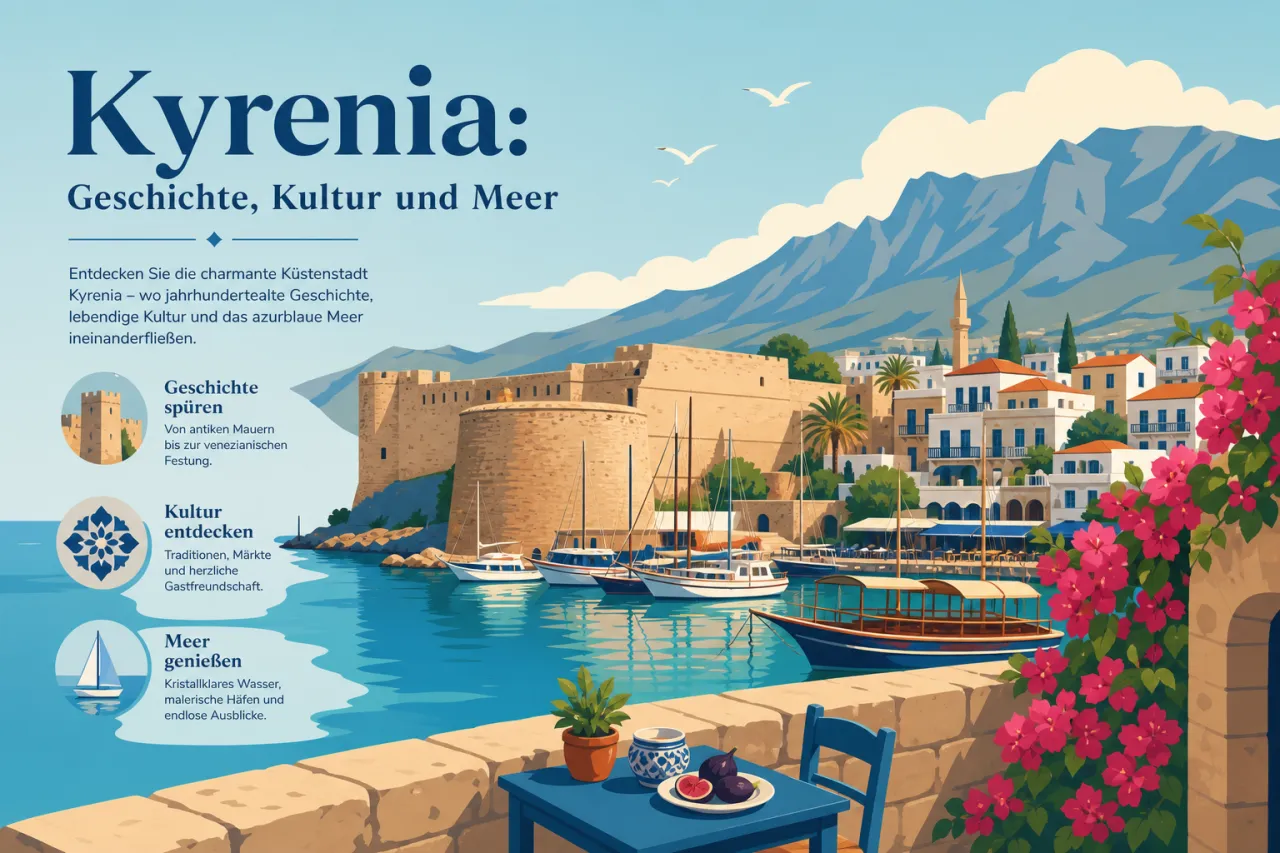 Kyrenia: Pulsierende Stadt mit reicher Geschichte und Kultur