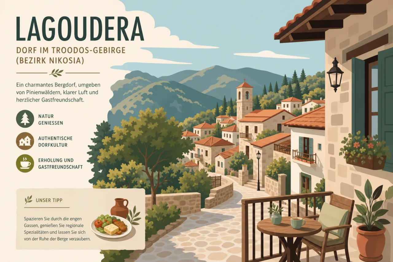 Lagoudera: Ein charmantes Dorf mit reicher Tradition
