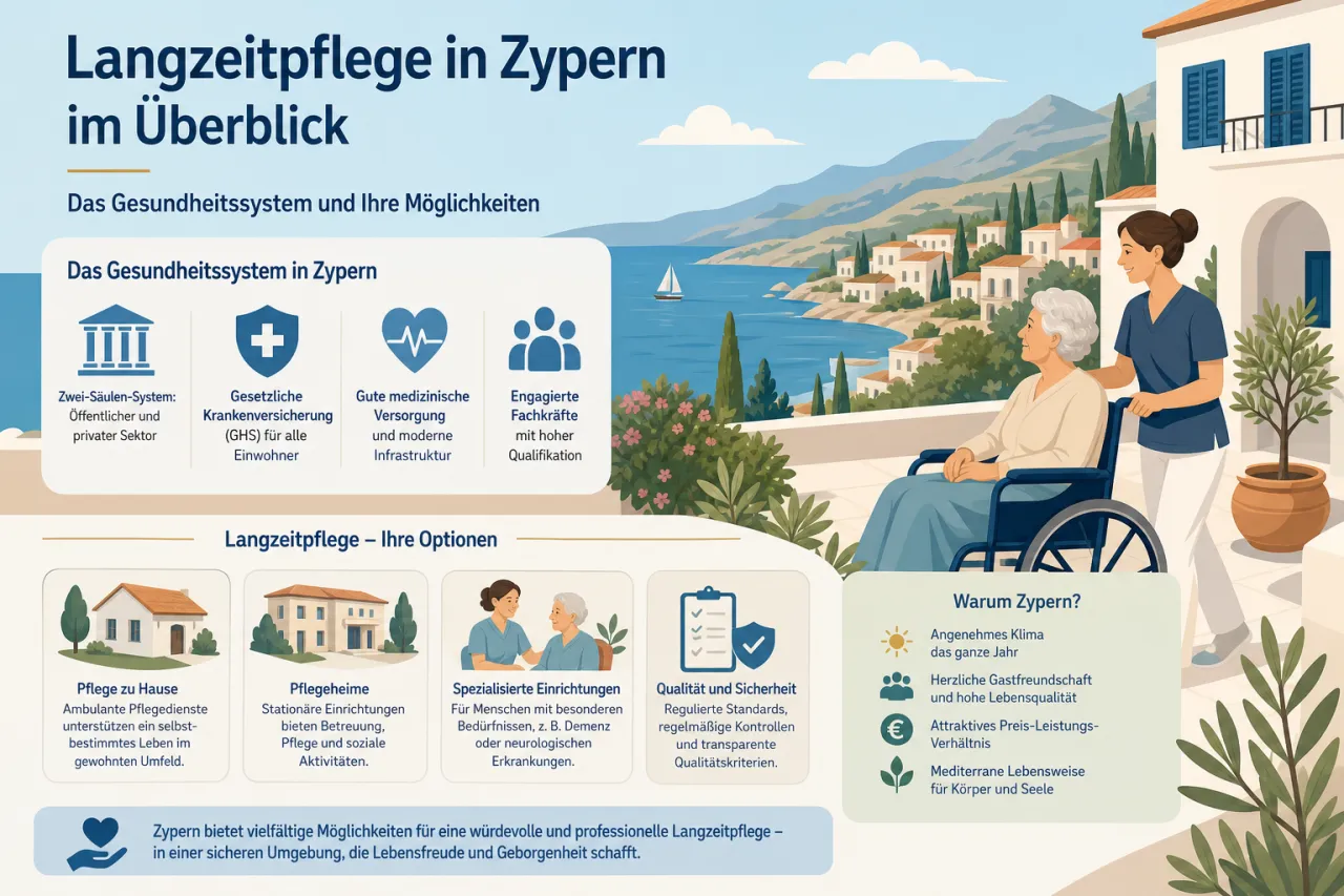 Langzeitpflege und Seniorenbetreuung in Zypern
