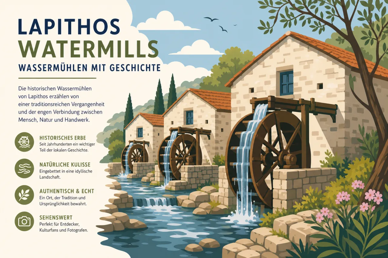 Lapithos Watermills: Traditionelle Wassermühlen erleben
