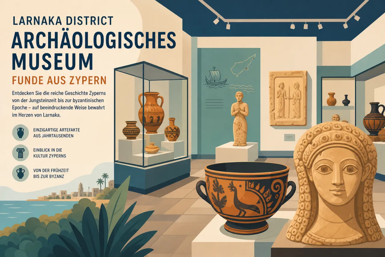 Larnaka District Archaeological Museum: Regionale Funde und archäologische Schätze